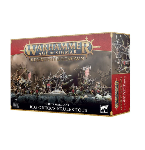 Little Shop of Magic Warhammer: Orruk Warclans - Grikk's Kruleshots — Miniatures
