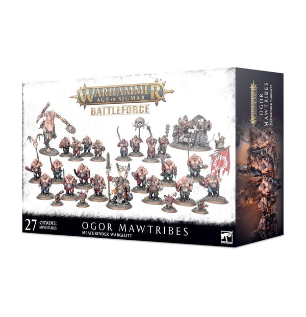 Little Shop of Magic Warhammer: Ogor Mawtribes Battleforce – Meatgrinder Warglutt — Miniatures