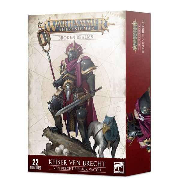 Little Shop of Magic Warhammer: Broken Realms - Storm Cast Eternals - Keiser Ven Brecht & Ven Brecht's Black Watch —