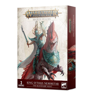 Little Shop of Magic Warhammer: Broken Realms - Idoneth Deepkin King Sythus Nemmetar – The Bloodsurf Hunt — Miniatures