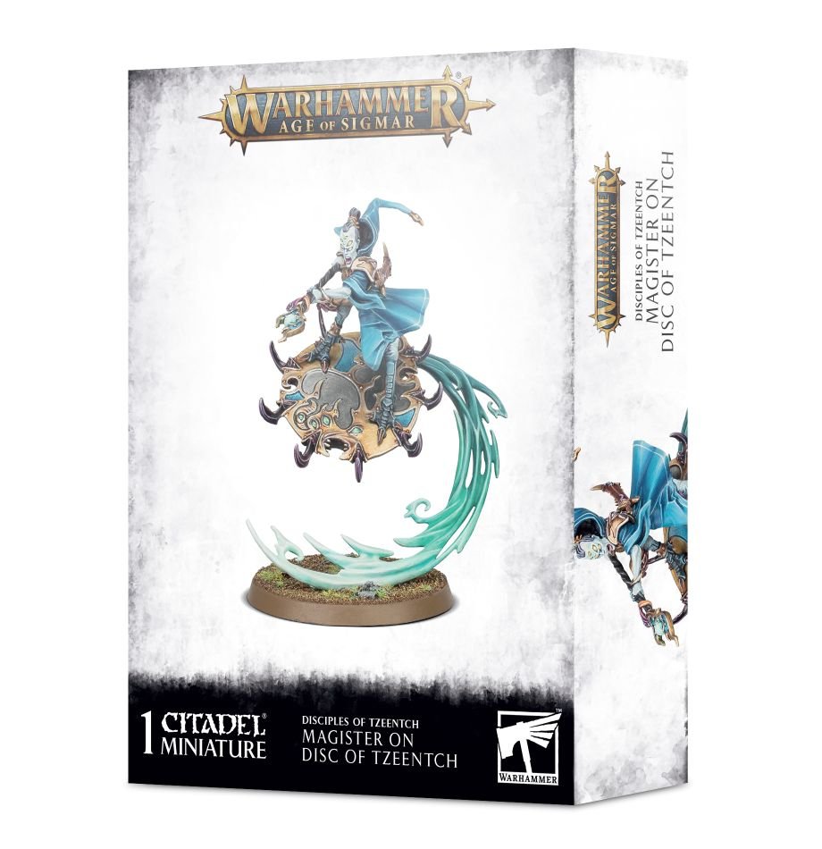 Little Shop of Magic Warhammer: Disciples of Tzeentch - Magister on Disc of Tzeentch — Miniatures