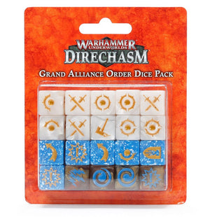 Little Shop of Magic Warhammer Underworlds: Grand Alliance Order Dice Pack — Miniatures