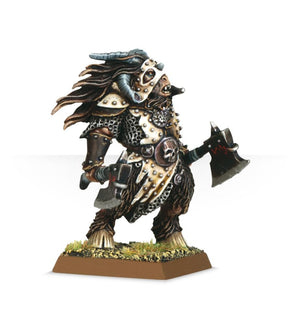 Little Shop of Magic Warhammer: Beasts of Chaos - Beastlord with paired Man-ripper axes — Miniatures