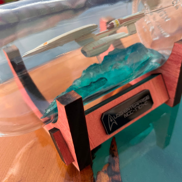 CCHobbyFun Star Trek NCC-1701-C Enterprise in a Bottle