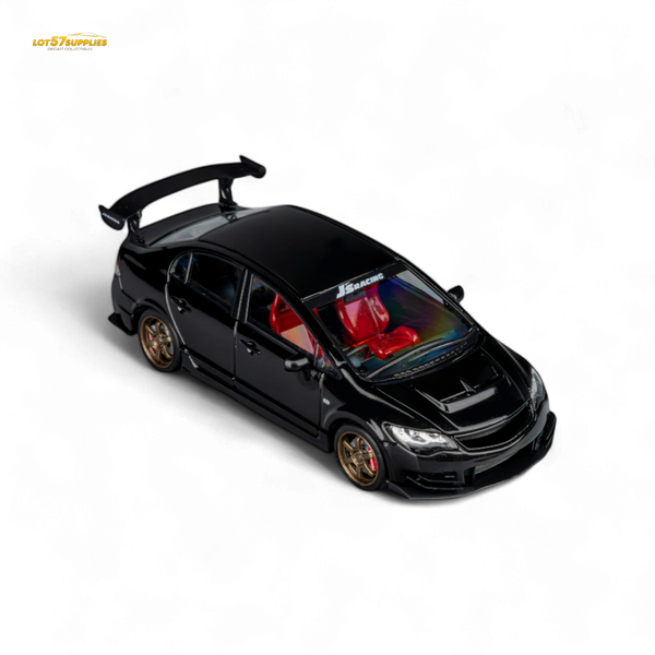 (Pre-Order) Microturbo FD2 J'S Racing Metallic Black 1:64