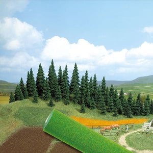 Black Forest® Hobby Supply Co Busch 7280 All Scale Grass Mat -- Dark Green 39-3/8 x 98-7/16" — All Scale Scenery > Busch