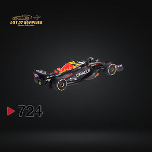 (Pre-Order) Mini-GT Oracle Red Bull Racing RB19 #1 Max Verstappen 2023 F1 2023 Bahrain GP Winner #724 1:64 MGT00724