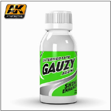Black Forest® Hobby Supply Co AK Interactive 894 Intermediate Gauzy Agent Shine Enhancer 100ml Bottle — Glues, Paints, Tools