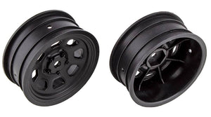 Associated 71096 SR10 Black Front Wheels 1 pair