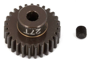 Associated 1345 Aluminum Pinion Gear 27T 48P 1/8 shaft SC10 B44 RC10 / T RC12L3