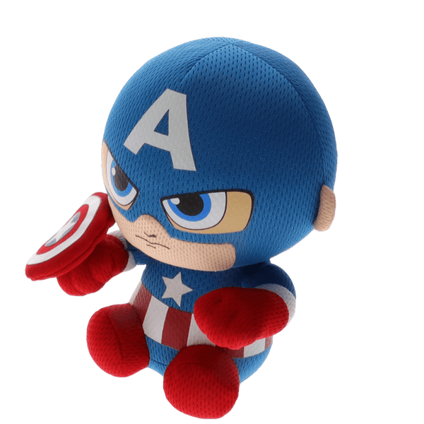 Little Shop of Magic Ty Marvel Beanie Babies: Captain America (Small) — Toys and Collectible