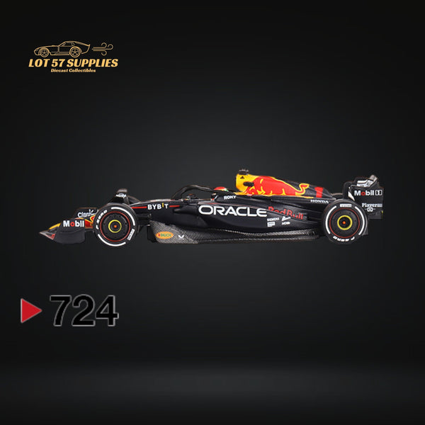(Pre-Order) Mini-GT Oracle Red Bull Racing RB19 #1 Max Verstappen 2023 F1 2023 Bahrain GP Winner #724 1:64 MGT00724