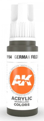 Black Forest® Hobby Supply Co AK Interactive 11154 German Field Grey 3G Acrylic Paint 17ml Bottle — Glues, Paints, Tools >