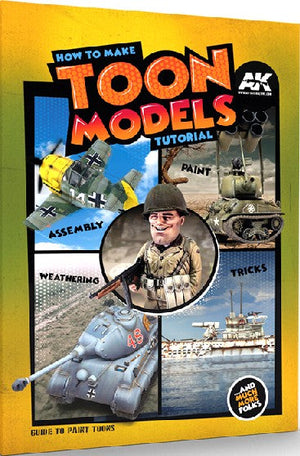 Black Forest® Hobby Supply Co AK Interactive 911 How to Make Toon Models Tutorial Book — Glues, Paints, Tools > AK