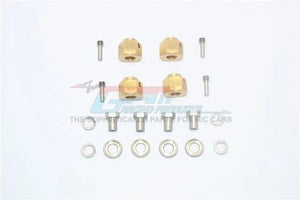 GPM BRASS WHEEL HEX ADAPTERS 9MM TRAXXAS TRX-4