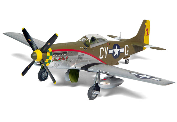 Airfix Level 2 Model Kit North American F-51D Mustang Fighter Aircraft
