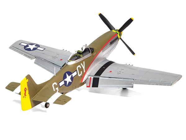 Airfix Level 2 Model Kit North American F-51D Mustang Fighter Aircraft