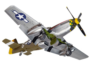 Airfix Level 2 Model Kit North American F-51D Mustang Fighter Aircraft