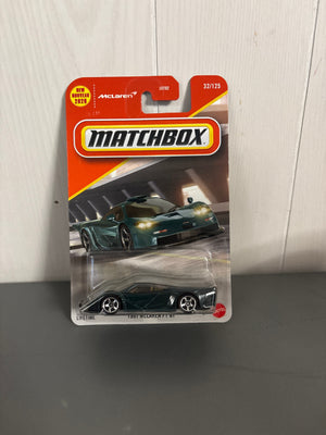 Matchbox 1997 McLaren F1 GT Diecast green