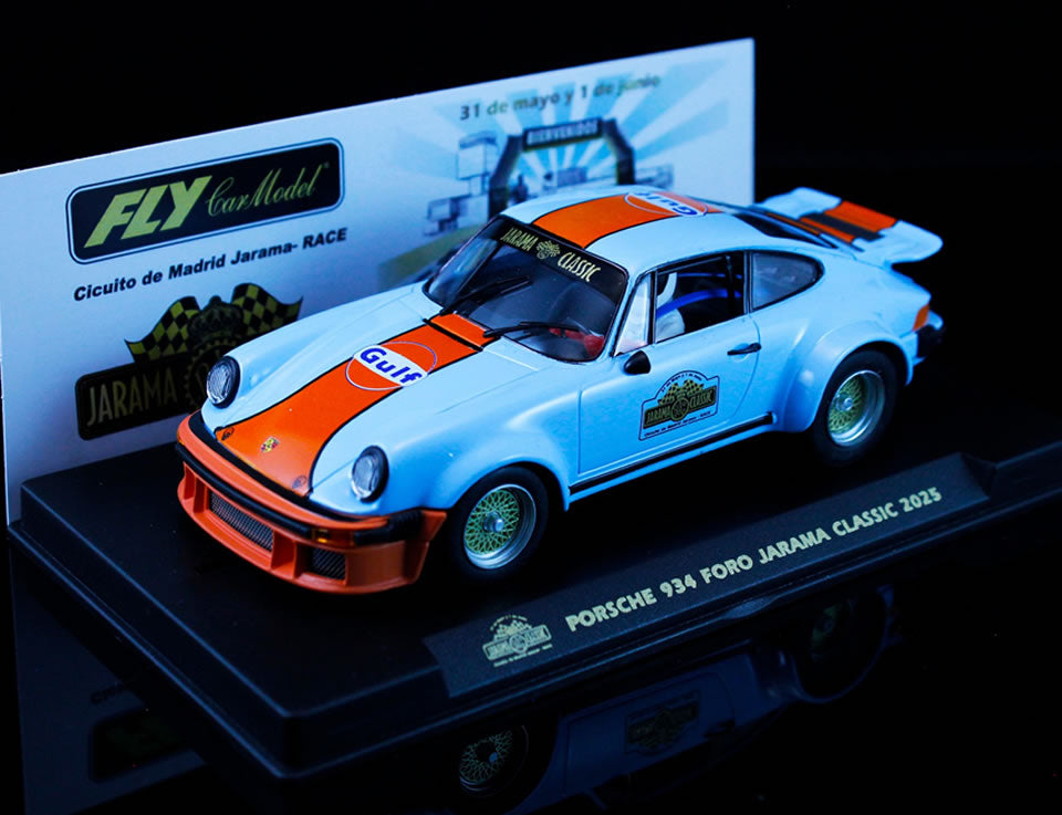 Fly A2013E Porsche 934 Ford Jarama Classic Gulf 1/32 Slot Car