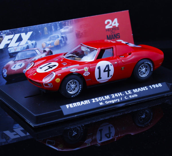 Fly Ferrari 250LM #14 Le Mans 1968 1/32 Slot Car A2066 Flyslot