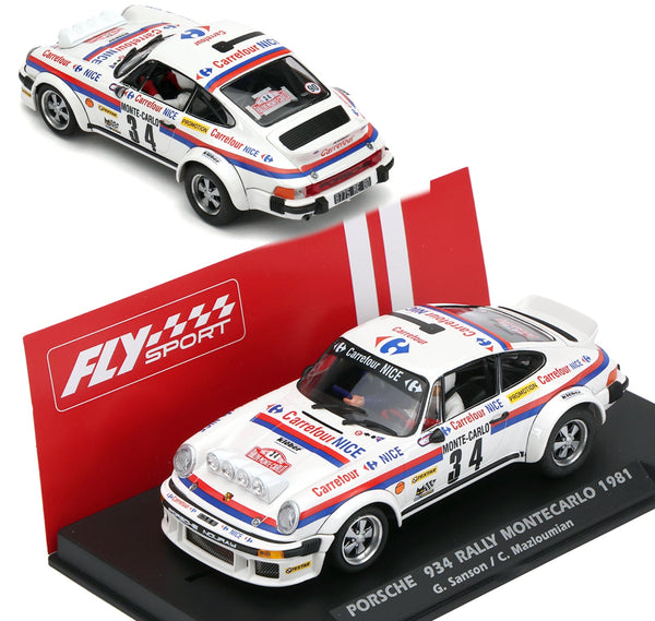 FLY Porsche 934 Monte Carlo Rally 1981 1/32 Slot Car A2067
