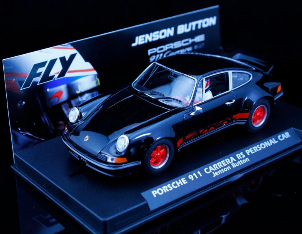 PowerHobby Fly Porsche 911 Carrera RS Jenson Button 1/32 Slot Car A2073 Flyslot