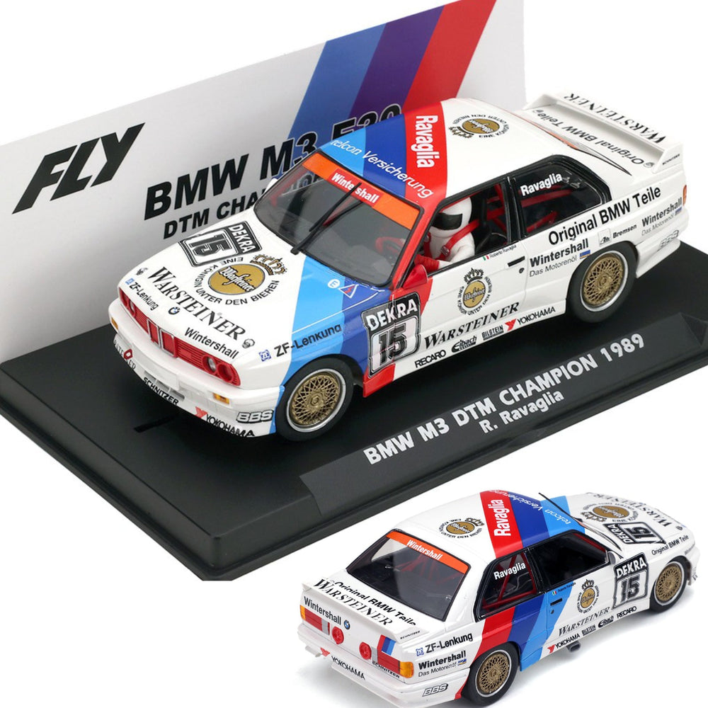 Fly BMW M3 E30 Warsteiner 1989 DTM Champion 1/32 Slot Car A2099