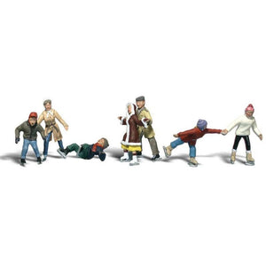 Woodland Scenics A2184 N Scale People Ice Skaters