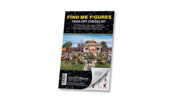 Woodland Scenics A2875 Find Me Figures Checklist Tablet