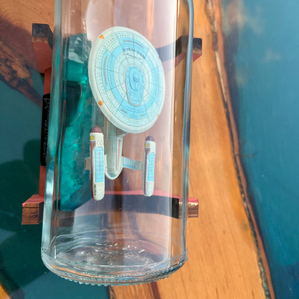 CCHobbyFun Star Trek NCC-1701-C Enterprise in a Bottle