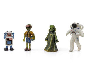 Woodland Scenics A2870 Find Me Figures Sci-Fi Figures - N Scale (4 PACK)