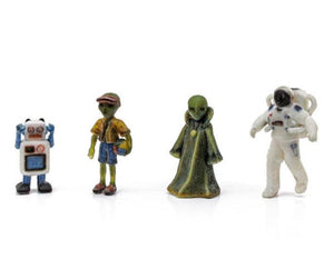 PowerHobby Woodland Scenics A2870 Find Me Figures Sci-Fi Figures - N Scale (4 PACK)