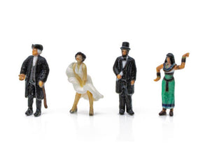 Woodland Scenics A2871 Find Me Figures Historical Figures - N Scale (4-PACK)