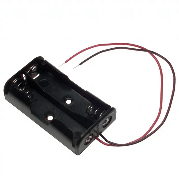 Maker Shed 2 x AA Battery Holder — Kit