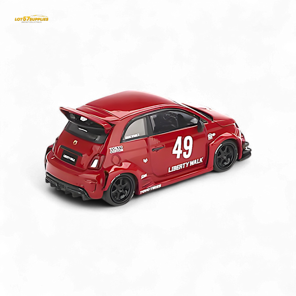 Mini-GT LB-WORKS x Abas Works ABARTH 595 Red 1:64 MGT00963