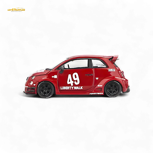 Mini-GT LB-WORKS x Abas Works ABARTH 595 Red 1:64 MGT00963