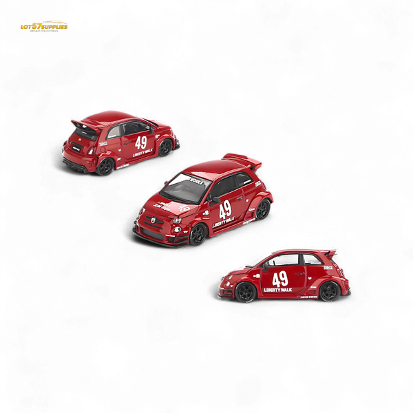 Mini-GT LB-WORKS x Abas Works ABARTH 595 Red 1:64 MGT00963