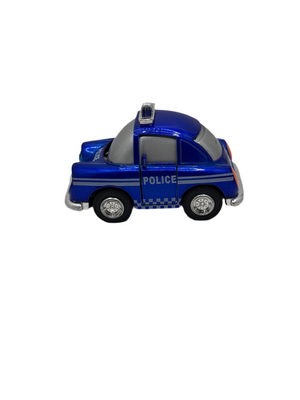 S and E Hobbies and Collectables Junye Toys Police Car Diecast Blue
