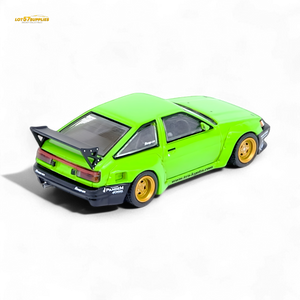 Inno64 TOYOTA AE86 Levin "PANDEM ROCKET BUNNY" Green 1:64