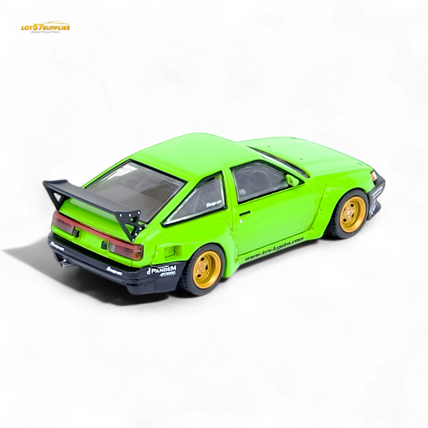 Inno64 TOYOTA AE86 Levin "PANDEM ROCKET BUNNY" Green 1:64