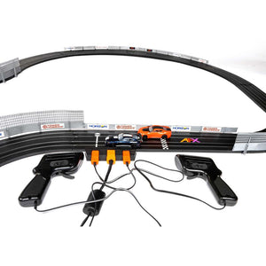 AFX Horsepower Shootout HO Slot Car Track Set Ford Mustang Camaro ZL1 22063