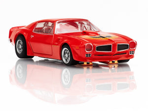 AFX 1973 Pontiac Firebird Trans Am Red HO Slot Car 22097 Mega G+