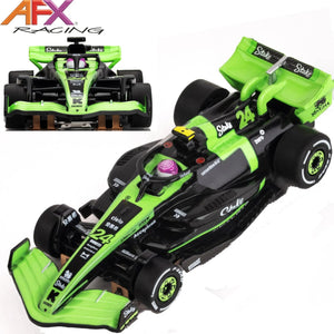 AFX Formula 1 F1 One HO Scale Slot Car Race Set 55 Feet Track for Auto World