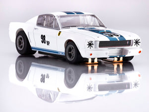 AFX 22125 1965 Shelby Ford Mustang GT350R Ken Miles HO Slot Car MegaG+ AFX22125
