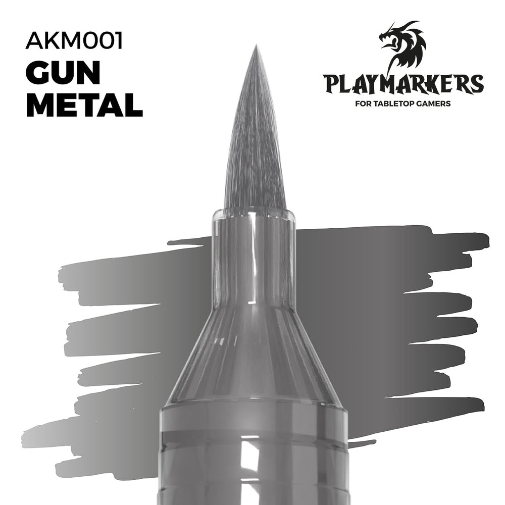 AK Interactive Markers: Playmarkers - Gun Metal