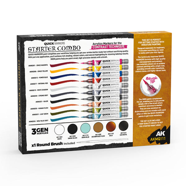 AK Interactive Markers: Starter Combo