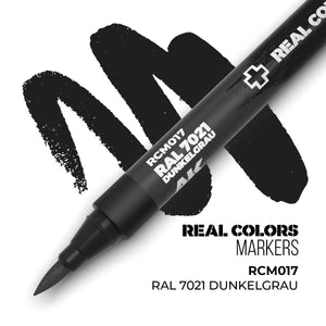 AK Interactive Markers: Real Color Markers - Ral 7021 Dunkelgrau
