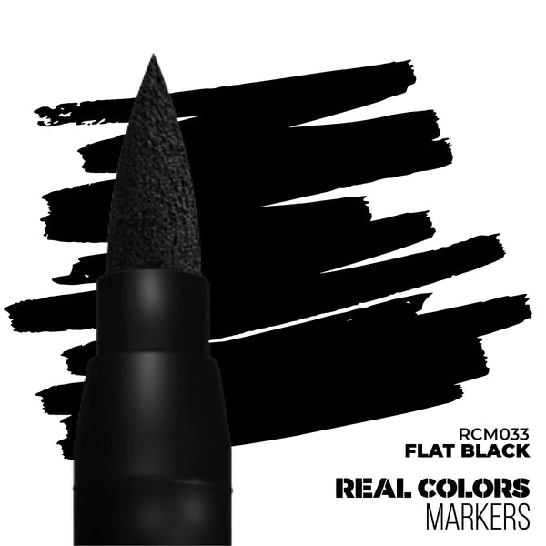 AK Interactive Markers: Real Colors Markers - Flat Black