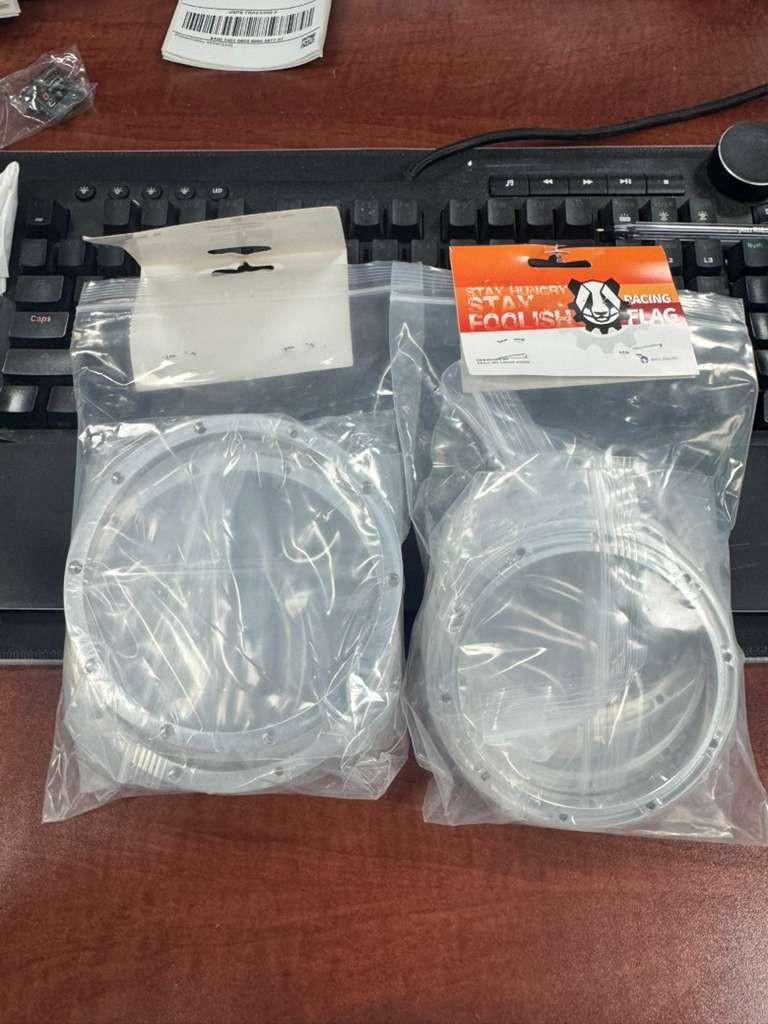PowerHobby AKILL RACING 1/5 SCALE POLISHED ALUMINUM WHEEL RINGS LOSI 5T BAJA 5B 5T KRAKEN